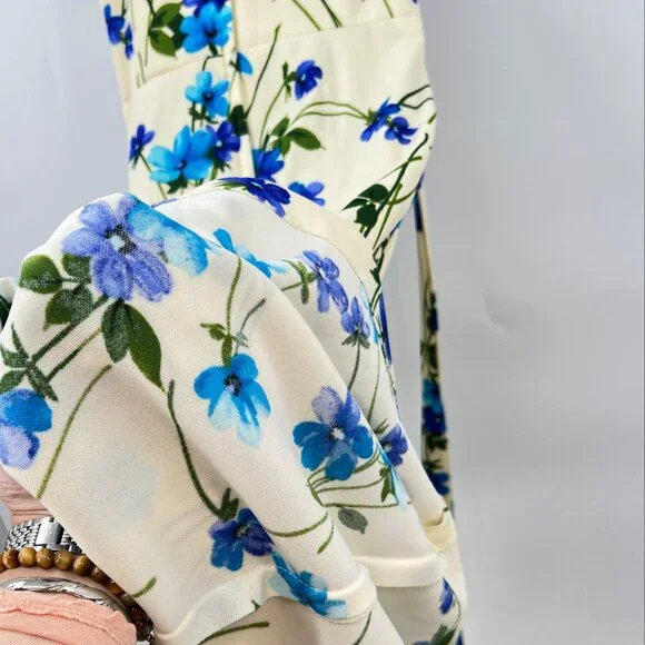 Vintage Nancy G Floral Maxi Dress - Picture 8 of 9